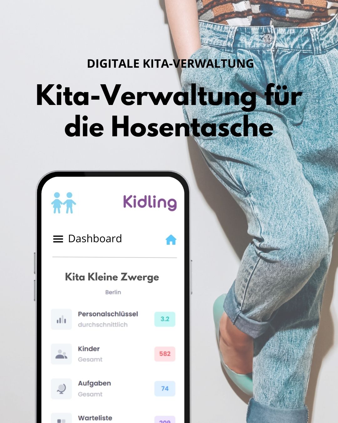 Kita Verwaltung für die Hosentasche - mit der Kidling Kita App